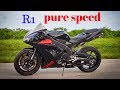 Yamaha R1 insane wheelies and top speed