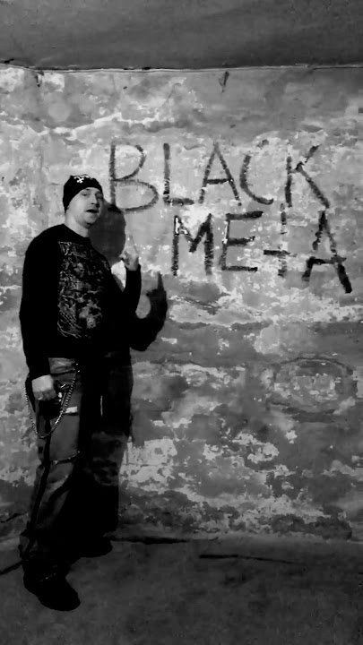 The BLACK METAL sign inside Neseblod Records, Euronymous' former metal store 'Helvete'