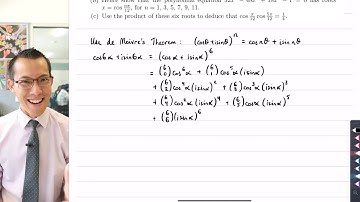 Polynomials with Trigonometric Solutions (1 of 3: de Moivre