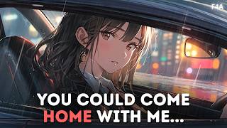 Worried Coworker Saves You From the Rain ☔️ | French | Yandere Reveal | Willing Listener