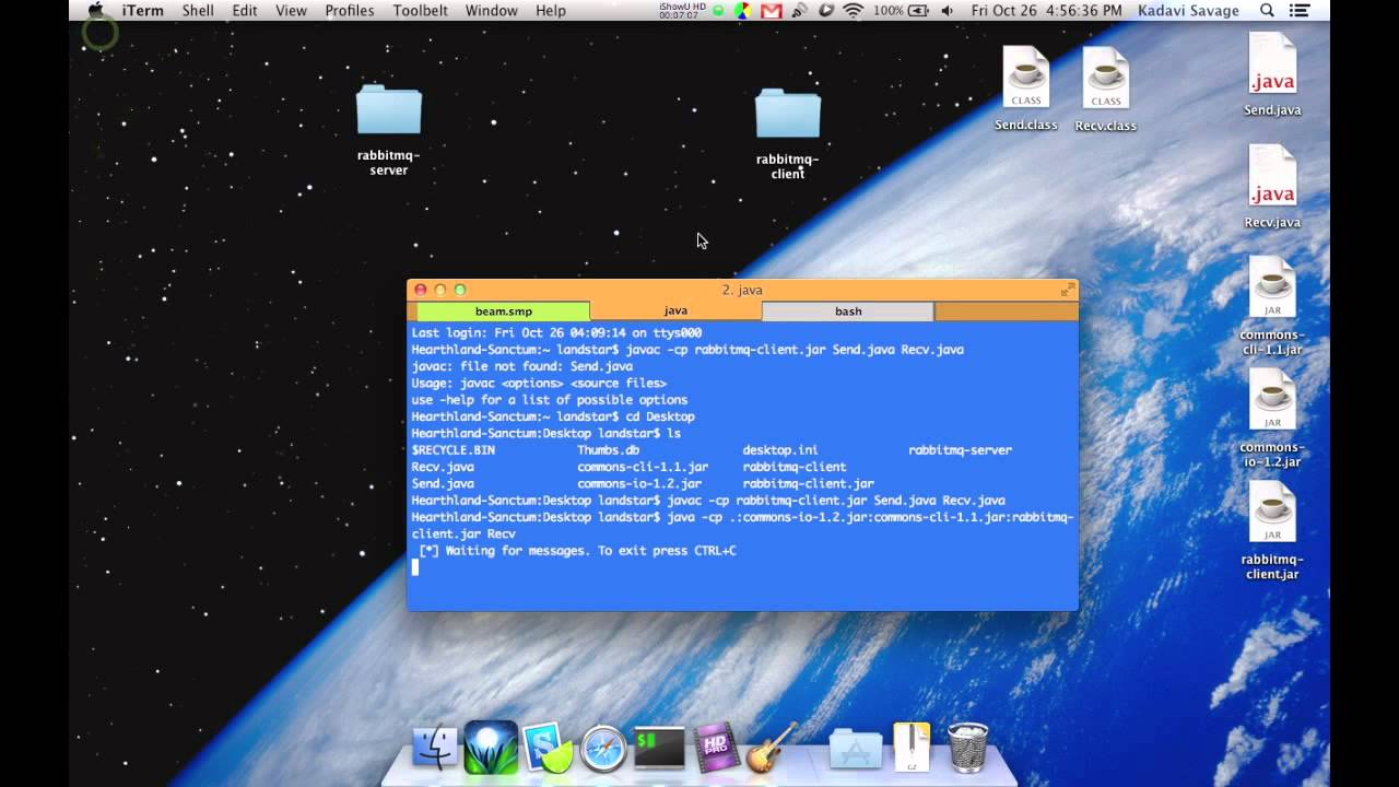 JMS Java Messaging Api with RabbitMQ - YouTube