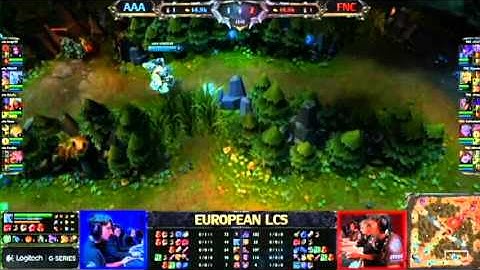 Against All Authority vs Fnatic LCS 2013 EU Spring W7D1 FULL GAME