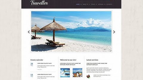 Travel Agency Responsive Moto CMS 3 Template #54906