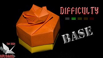 [ORIGAMI TUTORIAL] Easy Hexagonal Box (Base) || Decorations/Boxes