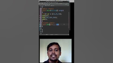 Guess the Output - varargs in Java - varargs as argument in Java - Java in Tamil - Payilagam