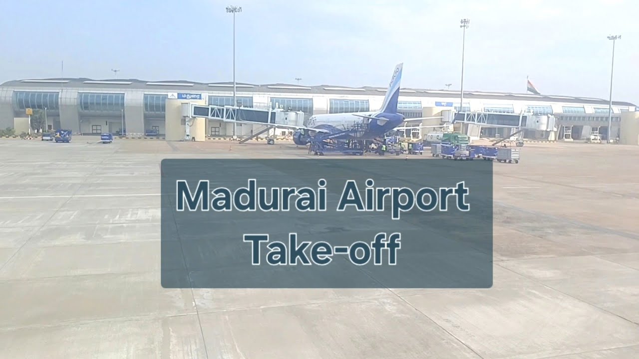 The best flight Take-off at Madurai Airport India