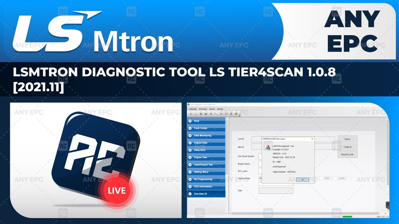 LSMTRON DIAGNOSTIC TOOL LS TIER4SCAN 1.0.8 [LMSTRON]