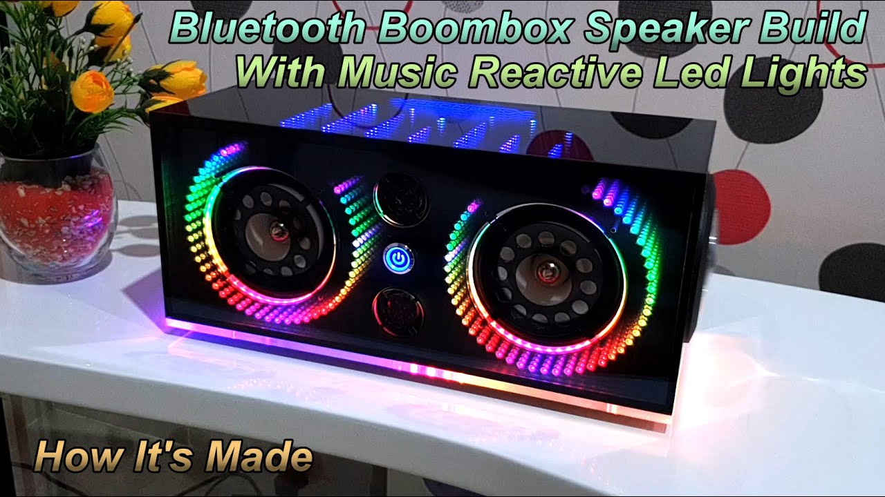 music speaker with lights