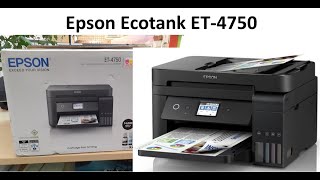 Epson Ecotank ET4750 Erstinitialisierung und Inbetriebnahme