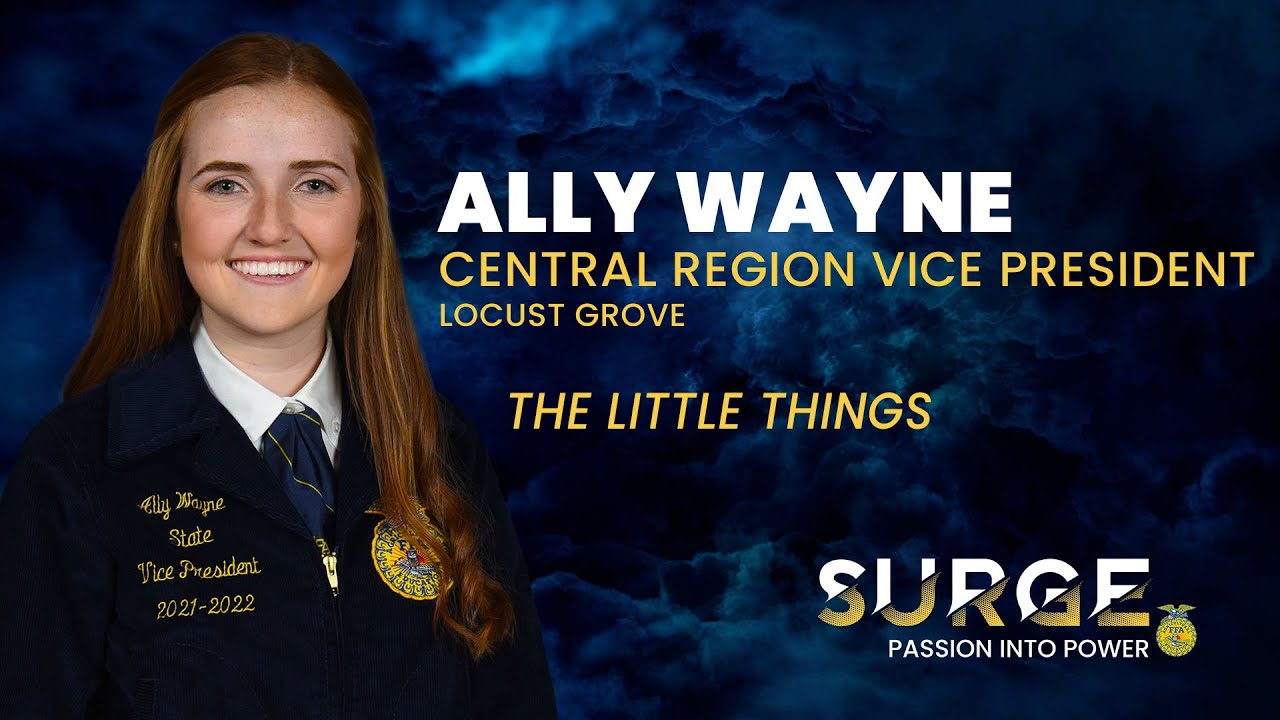 Ally Wayne - Retiring Address, 94th Georgia State FFA Convention - YouTube