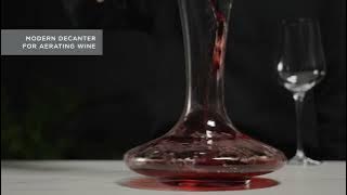 Reserve Inez Crystal Wine Decanter by Viski