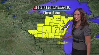 Severe T-Storm Watch In Effect Until 8 p.m. for Sheboygan, FDL Counties