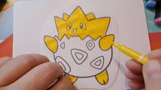 🔥 Pokemon  Coloring Page | Easy Coloring for Kids | Print & Color Fun! 🎨