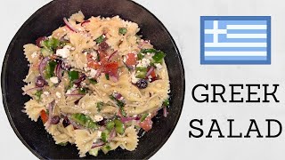 Greek Pasta Salad With Feta Cheese Eats With Gasia