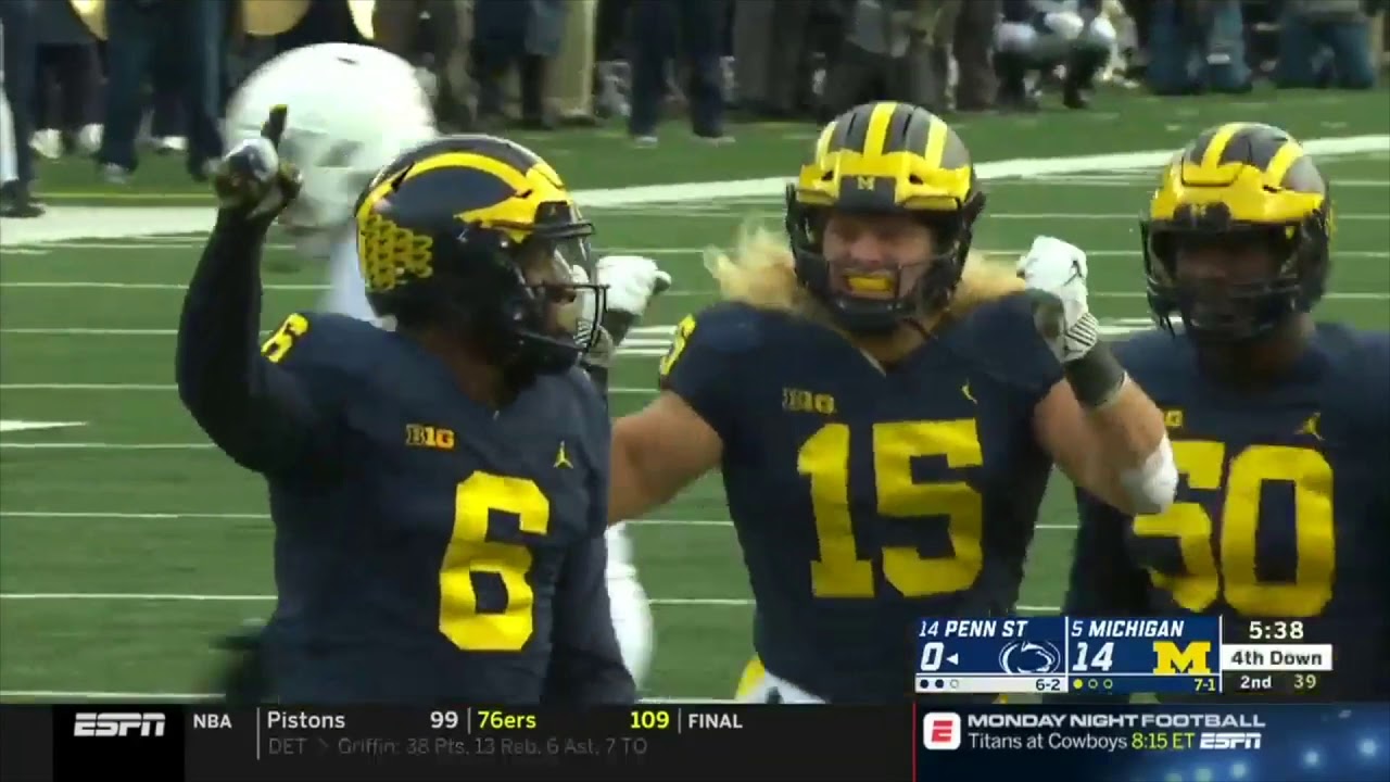 Josh Uche Michigan Highlights