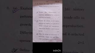 Mzo-007 principles of ecology, msc zoology #ignou #ignousolvedassignment #ignouuniversity #pyq