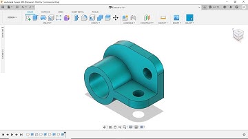 Fusion 360 Exercise 1 [Tutorial For Beginner]