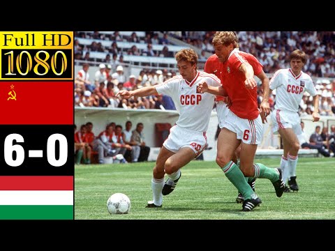 Soviet Union 6-0 Hungary world cup 1986 | Full highlight | 1080p HD