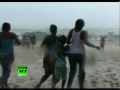 Video of Haiti storm tearing tents apart as homeless flee
