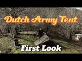 Dutch Army Tent / First Look 🏴󠁧󠁢󠁷󠁬󠁳󠁿 Living Lavvu 