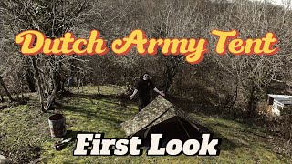 Dutch Army Tent / First Look 🏴 Living Lavvu