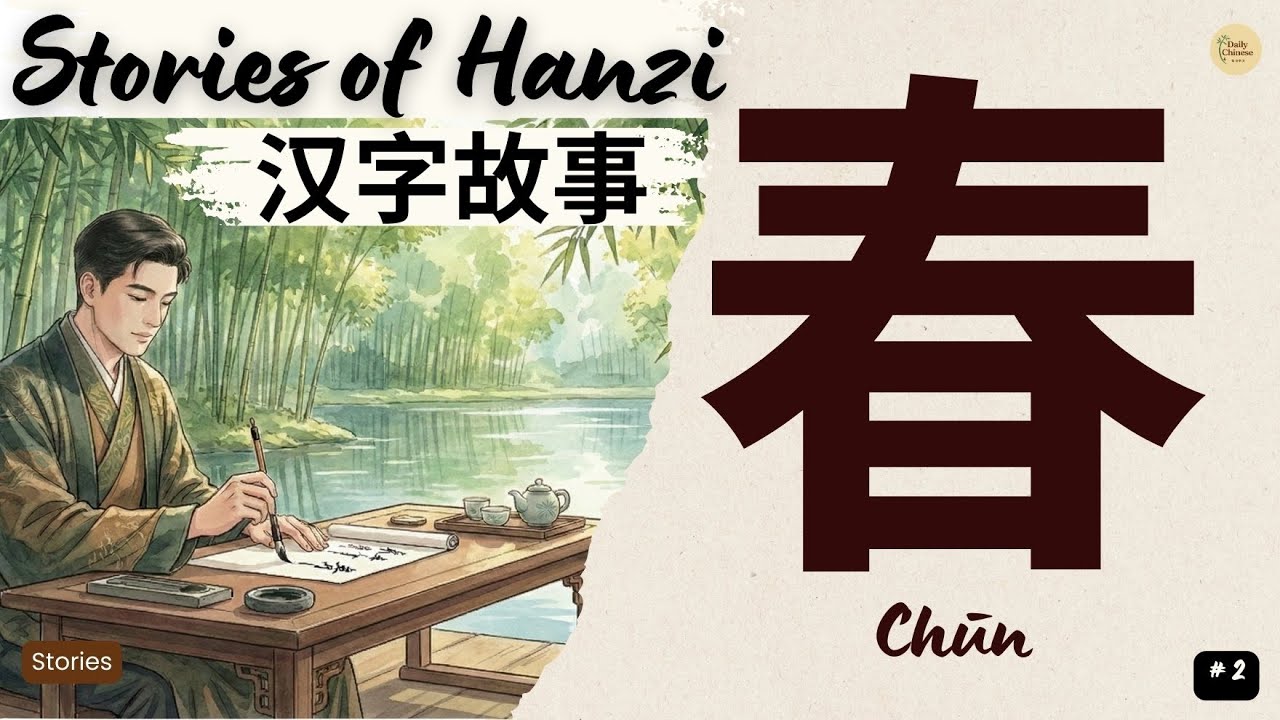 Why is Chinese New Year called 春节 (Spring Festival)? The Story of 春 (Chūn) | Stories of Hanzi | #2