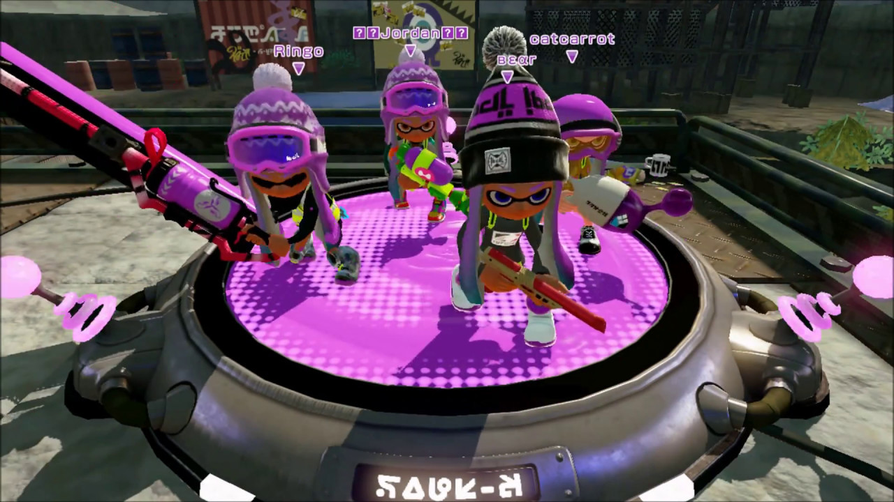 Splatoon S+ Quad Squad with Ika Aki, Jordan, & Bear