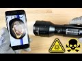 Worlds Brightest Flashlight vs iPhone 7!