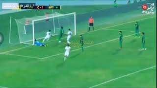 هدف التعادل لنادي الزوراء على نادي النفط عن طريق الاعب علاء عبد الزهره