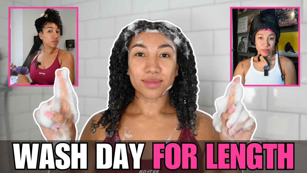 День мытья для сохранения длины тонких натуральных волос (пошаговая процедура)