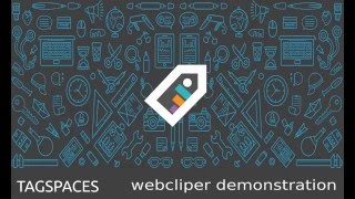 TagSpaces - Webcliper Demo in Chrome