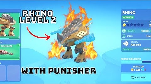 Rhino Level 2 + Punisher | Little Big Robots