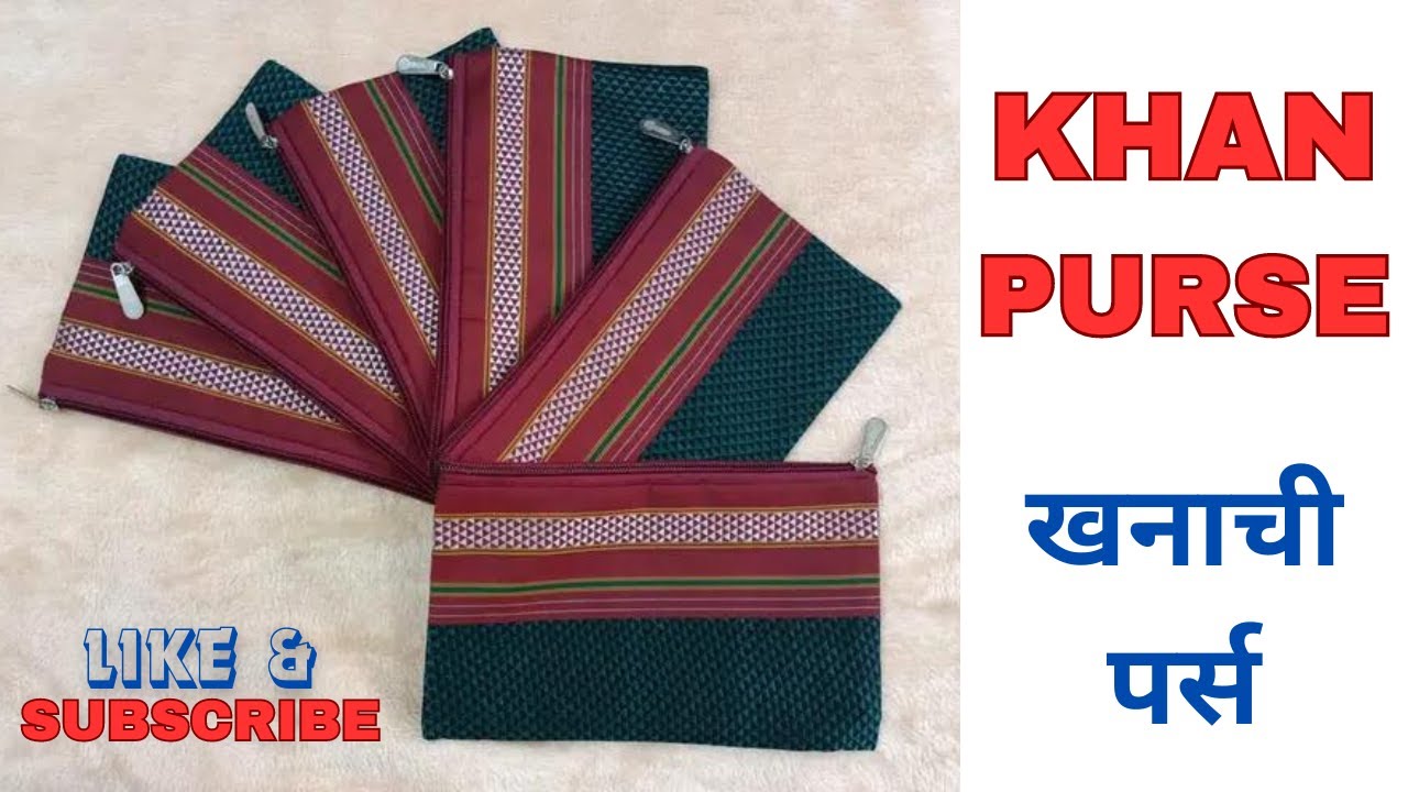DIY Multipocket Khan Purse | How to stitch purse at home