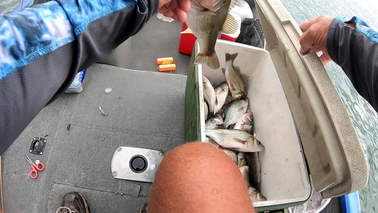 White Perch & Crappie, Before & After Stormy Weather 