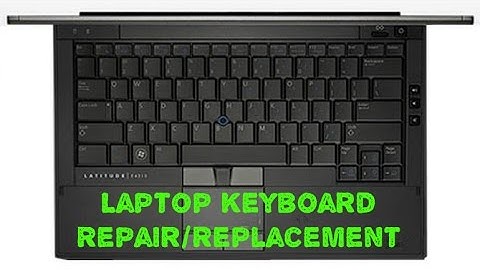 Laptop Keyboard Replacement - Dell Latitude E4310