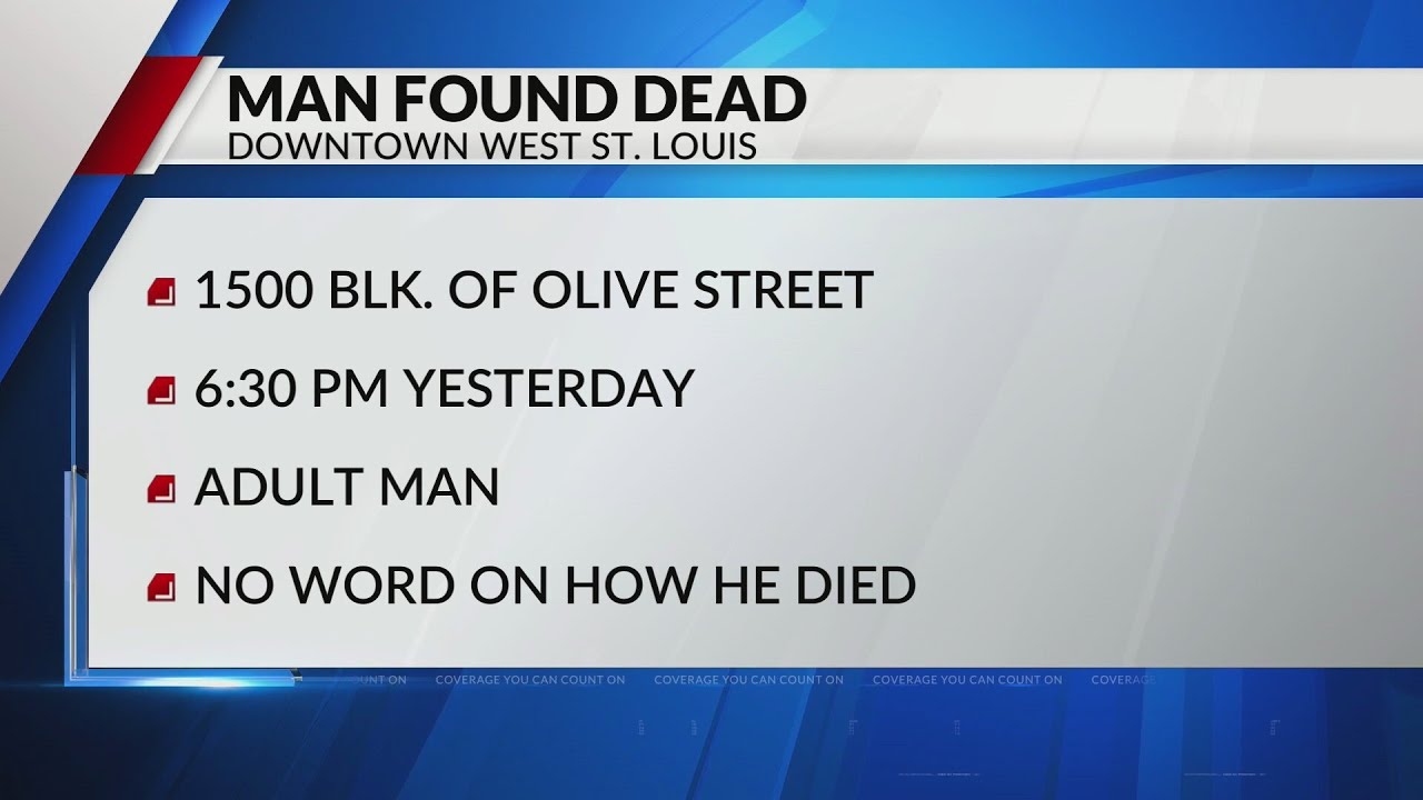 Homicide investigating after man found dead in St. Louis - YouTube