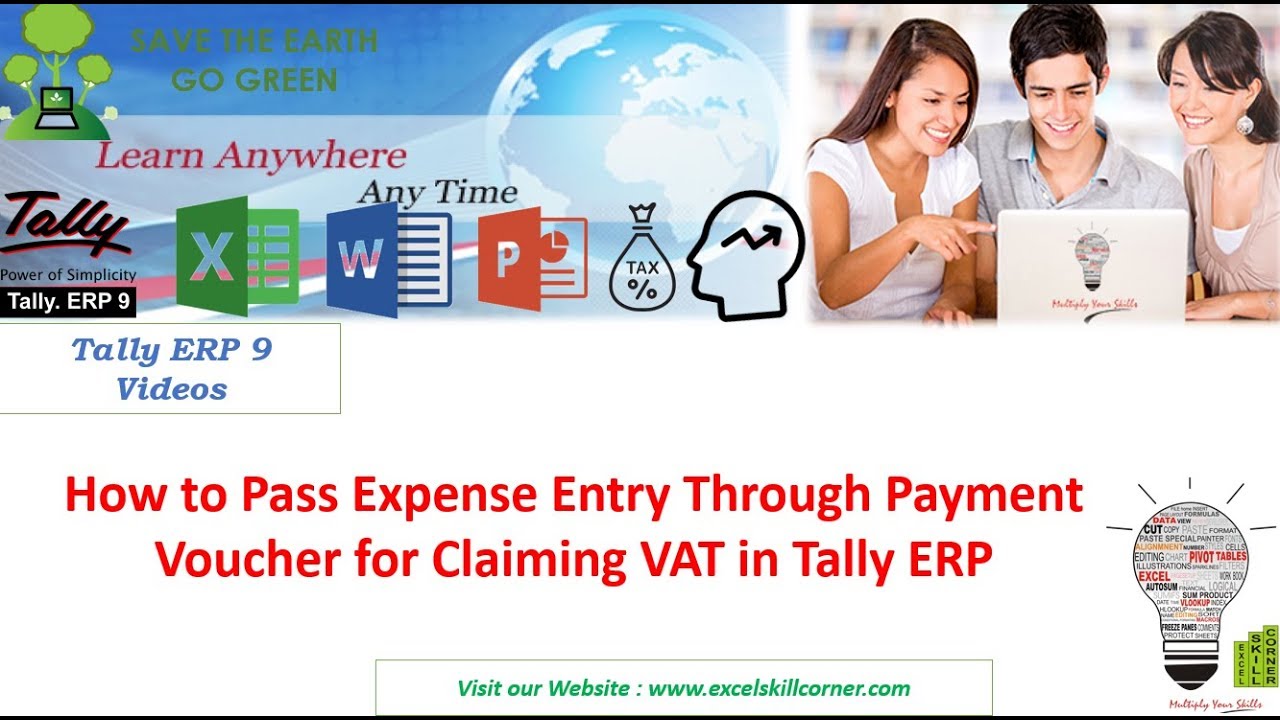 How to Pass Expense Entry in Vat Scenario through Payment Voucher in