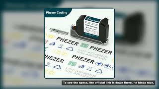 Phezer 12.7mm Red/Blue/White/Yellow/Green/Black Color Ink Cartridge Handheld Inkjet Printer Original