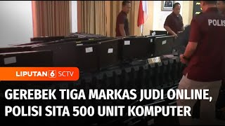 Polisi Gerebek Tiga Markas Judi Online di Banyumas, Tetapkan 12 Tersangka | Liputan 6