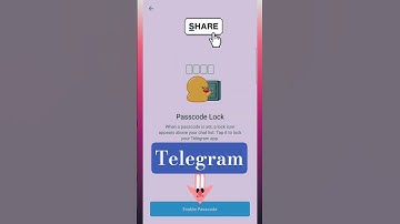 How to lock Telegram App? Telegram me Passcode lock kaise lagaye? #shortsfeed #shorts #passcode