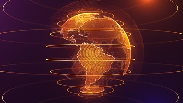 3D Earth Particles - After Effects