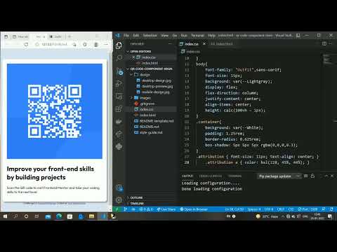 Frontend Mentor QR challenge solution
