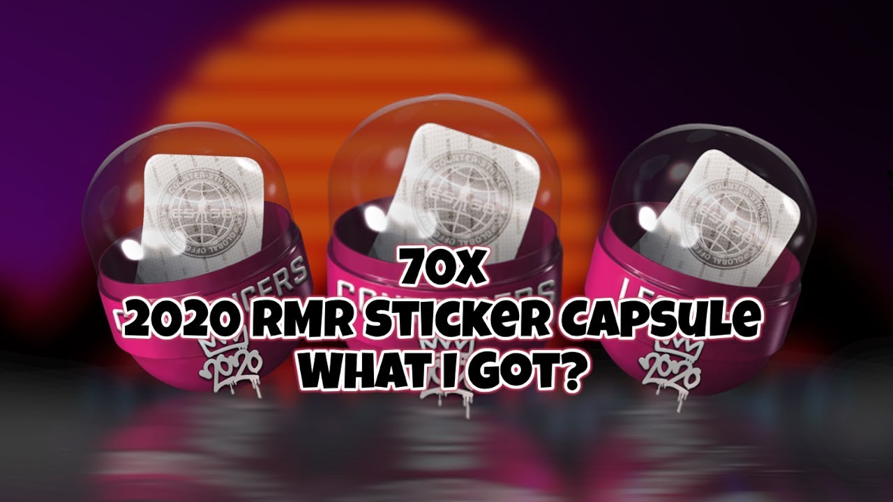 So I oppend 70x 2020 RMR Sticker Capsules in CSGO 2021 - YouTube