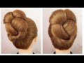 Trendy Hairstyle Trick for Long Hair Ponytail ❤️ Braided High Bun Tutorial ❤️ Coiffures Simples