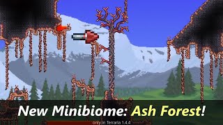 Terraria 1.4.4 added the Hottest Tree in game! ─ Underworld Tree known as Ash wood...