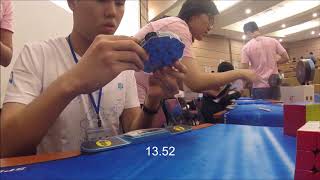 14.50 Official Clock Average - Singapore Cube Championship 2019