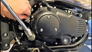 2022 Bashan Brozz 250 Recon First Oil Change Step by Step CG250 type engines.
