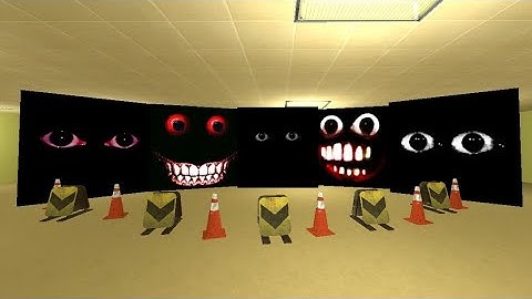 Hide, Him, Scary Face, Creepy Face and Fear Nextbots | Garry