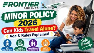 Details Frontier Airlines Minor Policy 2026 ✈️ Can Kids Travel Alone Age & Rules Explained Guide