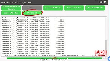 LAUNCH X431 ECU&TCU Programmer | The "procedure" Function of BOSCH computer cloning(CRD3)